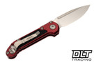 Microtech LUDT Gen III - Merlot Handle - Stonewashed Blade - 1135-10MR
