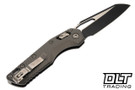 Microtech MSI S/E - Black Fluted Handle - Natural Clear Blade - 210-1FLNC