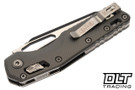 Microtech MSI S/E - Black Fluted Handle - Natural Clear Blade - 210-1FLNC