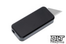 Rivery MFG Zero Utility Knife - Smooth Operator Pattern - Black  Aluminum with Lanyard Hole