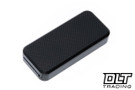 Rivery MFG Zero Utility Knife - Knurled Pattern - Black Aluminum with Lanyard Hole