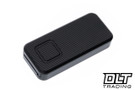 Rivery MFG Zero Utility Knife - File Pattern - Black Aluminum with Lanyard Hole