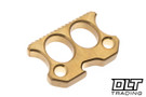 Copper Shed Knuck Paperweight - Brass
