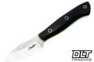 Candler Customs Canuk - Black G-10 - Green Liners - Thong Tubes