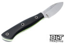 Candler Customs Canuk - Black G-10 - Green Liners - Thong Tubes