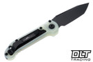 Microtech LUDT Gen III T/E - Jade G-10 - Black Blade - Signature Series - 1136-1GTJGS-X4