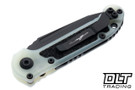 Microtech LUDT Gen III T/E - Jade G-10 - Black Blade - Signature Series - 1136-1GTJGS-X4