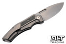 Griffin Scout F3.5 - Stonewashed Titanium - Black Micarta Inlay - Stonewashed MagnaCut Blade