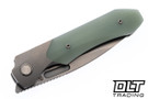 Griffin X-Series Bolster Lock - Jade G-10 - Stonewashed MagnaCut Blade