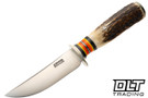 Treeman Knives Hunter - Nickel Guard - Sambar Stag - Spacer Stack - Forged 1095 Blade