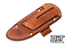 Fiddleback Forge Hiking Buddy Jr - Trade Blanket Crosscut Paper Micarta - Tapered A2 Blade