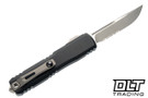 Microtech Ultratech ZBP S/E - Black Handle - Apocalyptic Blade - 1121-11AP