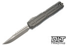 Microtech Ultratech EX ZBP Interceptor - Natural Clear Handle - Apocalyptic Blade - 1117EX-10APNCS