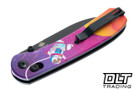 KNAFS Lander 2 - Kitty Cosmic Crew G-10 - Black Stonewash S35VN Blade