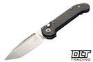 Microtech LUDT - Carbon Fiber Handle - Stonewashed Blade - Bronze Accents - Marfione Select - 1136-10MS13