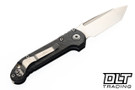 Microtech LUDT - Carbon Fiber Handle - Stonewashed Blade - Bronze Accents - Marfione Select - 1136-10MS13