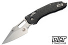 Microtech Stitch Ram-Lok - Carbon Fiber Handle - Stonewashed Blade - Bronze Accents - Marfione Select - 169RL-10MS7