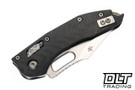 Microtech Stitch Ram-Lok - Carbon Fiber Handle - Stonewashed Blade - Bronze Accents - Marfione Select - 169RL-10MS7
