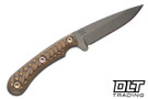 RMJ Tactical Sparrow MagnaCut - Tungsten Cerkote - Hyena Brown G-10