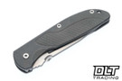 Hinderer Firetac Tanto 20CV - Working Finish Titanium - Two Tone Working Finish Blade - Working Finish Titanium Scale