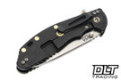 Hinderer XM-24 Slicer S45VN - Battle Black Titanium - Stonewashed Blade - OD Green G-10 - Light Green Hardware