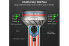 Olight Marauder Mini 2 Compact Powerful Flashlight - Stonewashed Stars & Stripes