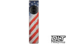 Olight ArkPro Long-Lasting Flat Unibody EDC Flashlight with Dual Charging and 4 Light Sources - Stars & Stripes