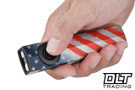 Olight ArkPro Long-Lasting Flat Unibody EDC Flashlight with Dual Charging and 4 Light Sources - Stars & Stripes