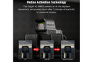 Olight Osight XE AMRS Enclosed Red Dot Sight with RMR Footprint and Side-Loading Battery featuring 2/6+32 MOA Multi-Reticle System