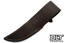 Rocco Handmade Deer & Trout - Scagel Style Horse Hide Handle - Natural Canvas Aluminum and Vintage Westinghouse Spacers - Mule Deer Crown