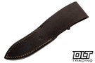 Rocco Handmade Nessmuk - Sambar Stage Handle - Black, Vintage Tan and Maroon Spacers