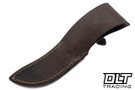 Rocco Handmade Nessmuk Skinner - Sambar Stag Carver Handle - Grey & Black Fiber Spacers