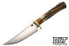 Rocco Handmade Deer & Trout - Sambar Stag Handle - Yellow Linen Spacers