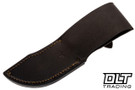 Rocco Handmade Hammer Mark Woody - Curly Tasmanian Blackwood Handle - Black, Vintage Tan and Purple Linen Spacers