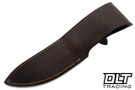 Rocco Handmade Nessmuk Hunter - Sambar Stag Handle - Black Fiber, Orange Linen and OD Green Canvas Spacers
