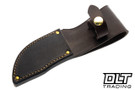 Rocco Handmade Woody - Sambar Stag Handle - Black, Vintage Tan and Burgundy Linen Spacers