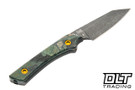 Lynch Northwest Swift Six  - Green Burl Micarta - Fauxhamon CPM 10V Blade