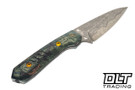 Lynch Northwest Sparrow Seven  - Green Burl Micarta - Fauxhamon CPM 10V Blade