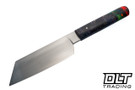 Graber Forge Bunka - Black Ash Burl - 80CrV2 Blade