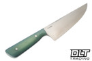 Graber Forge 6" Chef - Jade G-10 - Nitro-V Blade