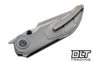 Poikilo Blade CK Casque - Titanium - White Triple Inlay - Pearlescent Stonewash M398 Blade