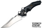 Poikilo Blade Mundus Penitentia S - Black Titanium - Pearlescent Stonewash M390 Blade