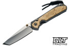 Chris Reeve Small Sebenza 31 - Tanto - Box Elder Inlay - #29
