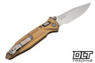 Microtech Socom Delta Ram-Lok - Tan Handle - Stonewashed Blade - 159RL-10TA