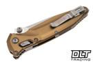 Microtech Socom Delta Ram-Lok - Tan Handle - Stonewashed Blade - 159RL-10TA