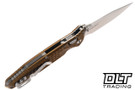 Microtech Socom Ram-Lok - Tan Frag Handle - Stonewashed Blade - 160RL-10FRTA