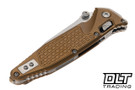Microtech Socom Ram-Lok - Tan Frag Handle - Stonewashed Blade - 160RL-10FRTA