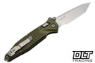Microtech Socom Ram-Lok - OD Green Frag Handle - Stonewashed Blade - 161RL-10FROD