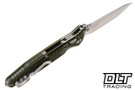 Microtech Socom Ram-Lok - OD Green Frag Handle - Stonewashed Blade - 161RL-10FROD
