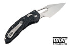 Microtech Mini Stitch Ram-Lok - Black Frag Handle - Stonewashed Blade - 169MRL-10FR